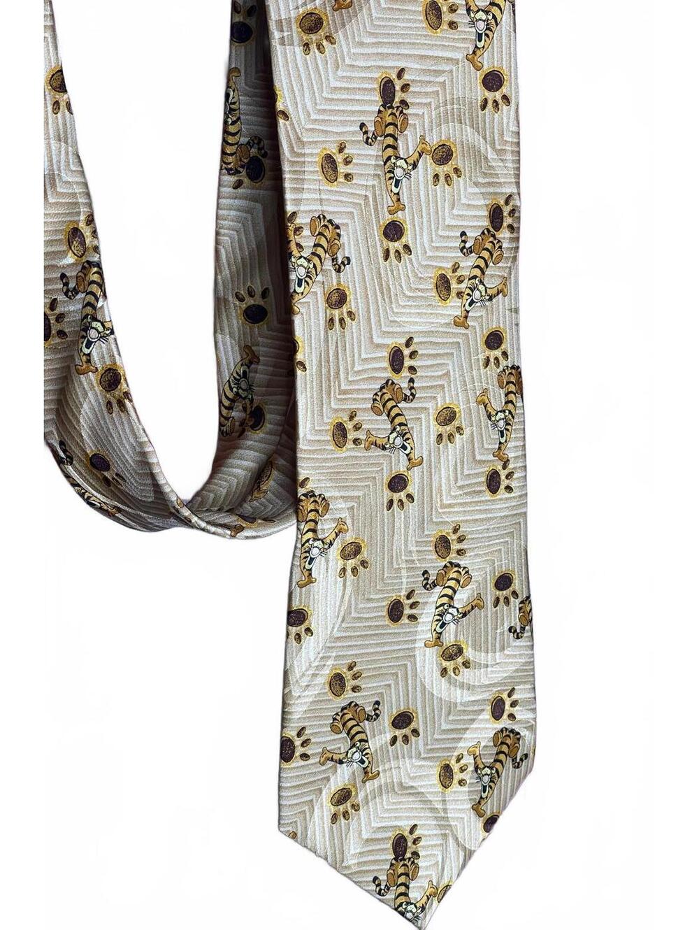 Vintage Walt Disney World Tigger Pattern Men's Tie